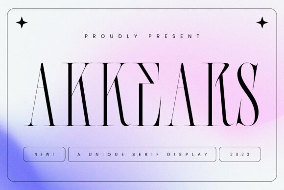 Akkears: A Serif Font for Elegant Editorial Design