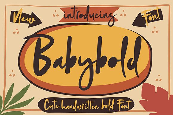Babybold Font: A Playful Display Typeface for Web Design