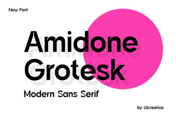 Elevate Your Craft with Amidone Grotesk Font