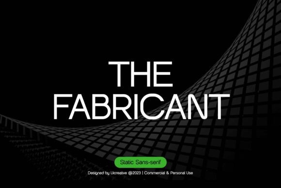 Enhance Your Brand with The Fabricant Font