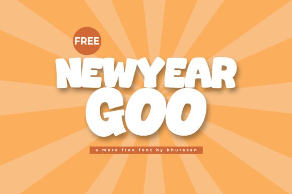 Newyear Goo Font: Cute Script for Handmade Labels