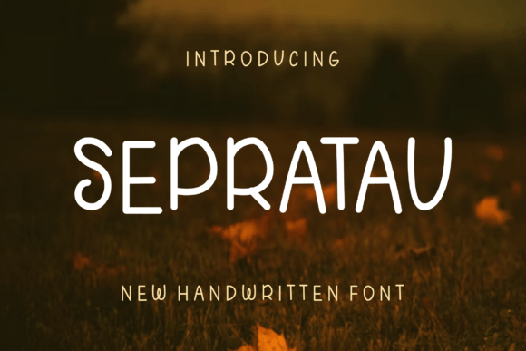 Sepratau Font: Bold Display Type for Makers