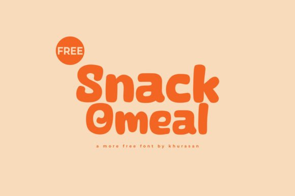 Snack Omeal Font: Modern Display Typography for Web