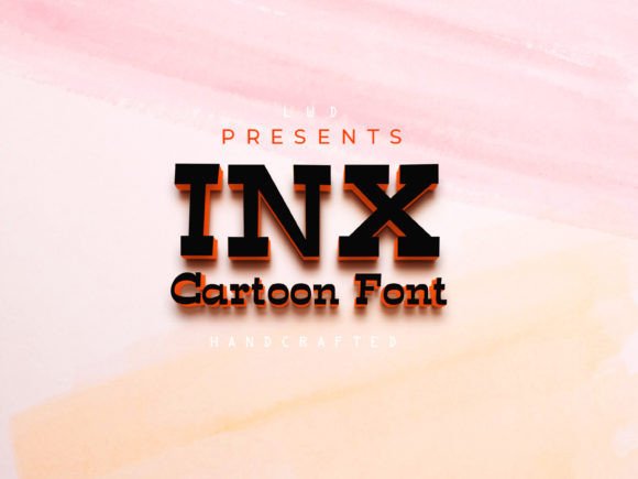 Testing Inx Font for Playful Brand Identity Projects