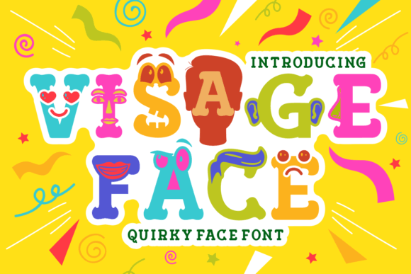 Visage Face Font: Playful Typography for Digital Campaigns