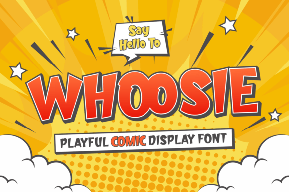 Whoosie Font: Adding Comic Energy to Web Layouts