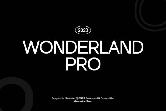 Wonderland Pro: A Classy Sans Serif for Editorial Design